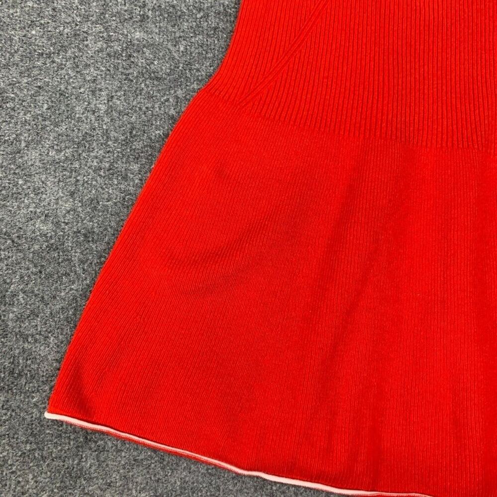 Daily Practice Dress Womens XL Red White Full Speed Halter Mini Anthropologie - Picture 5 of 16